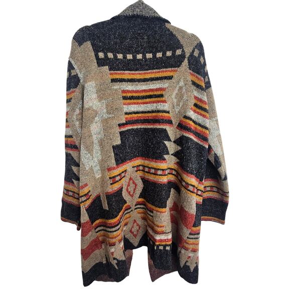 Natural Reflections Womens Southwestern Cardigan Sweater 1X Aztec Western Boho - Picture 8 of 8